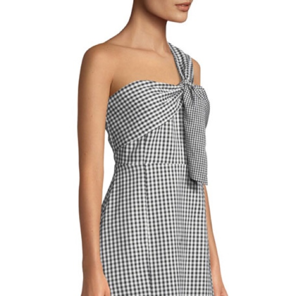 Sam Edelman Knot Front Gingham Dress NWT